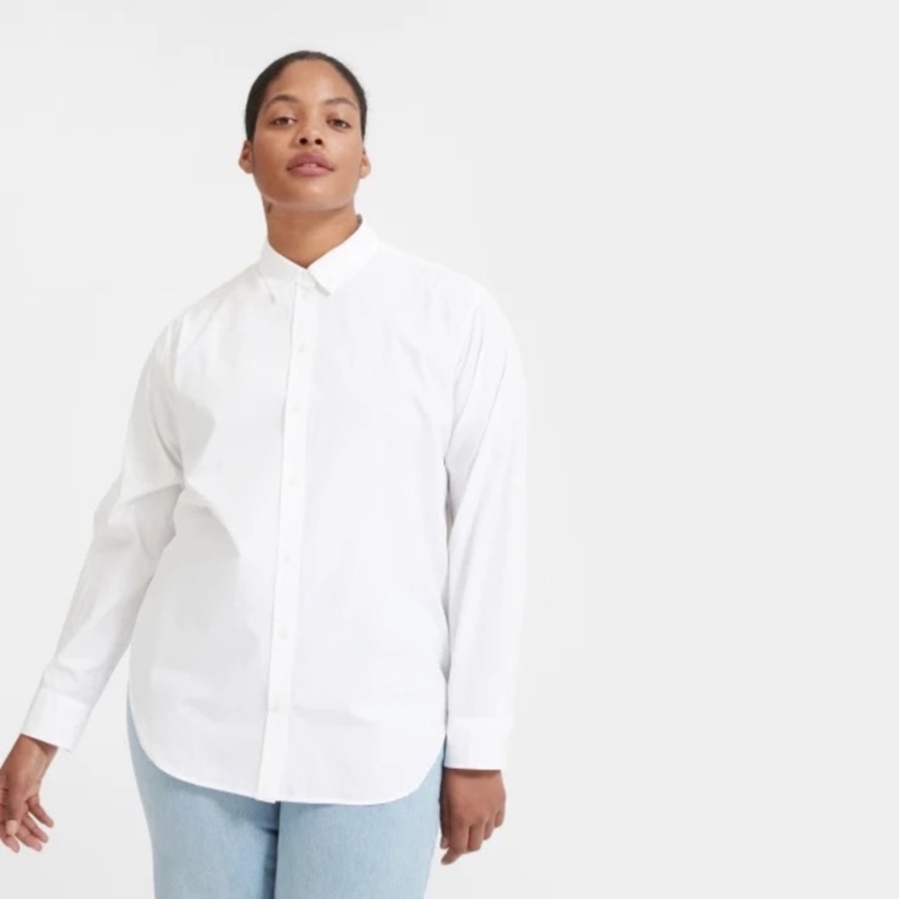 Everlane | White Poplin Button Down